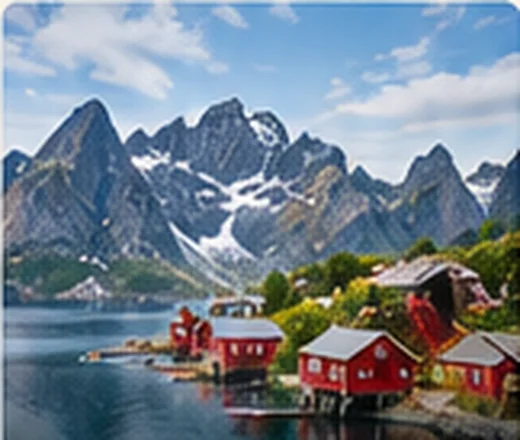 Widok z podróży: Norwegia